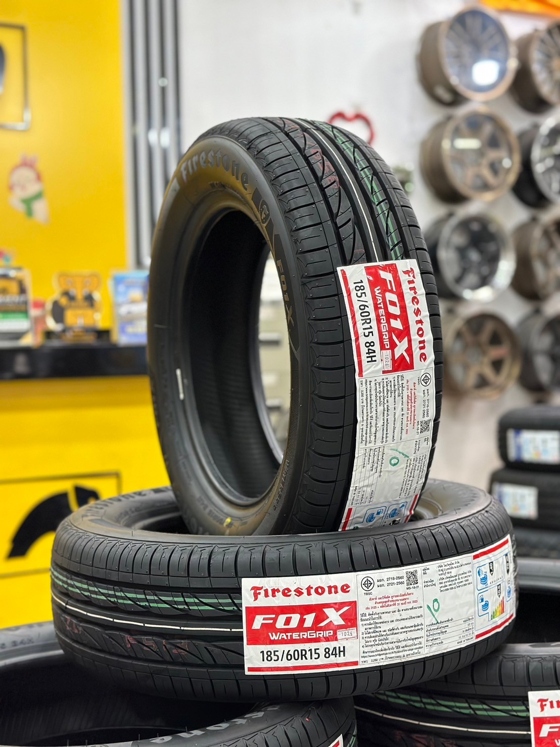 #ยางไฟร์สโตน #Firestone #F01X 185/60R15 ยางใหม่ปี2024 ราคา่โปรโมชั่นพิเศษ สินค้ามีจำนวนจำกัด