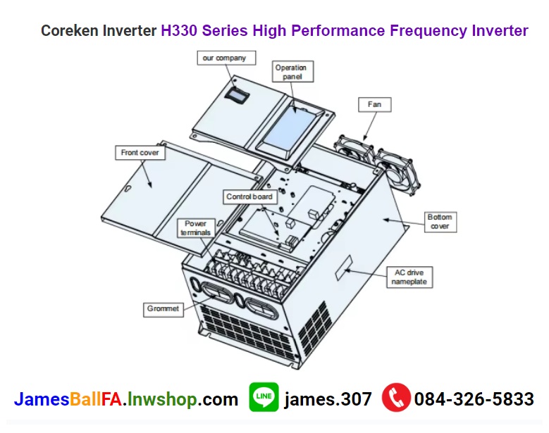 Coreken VFD model : H330 Series