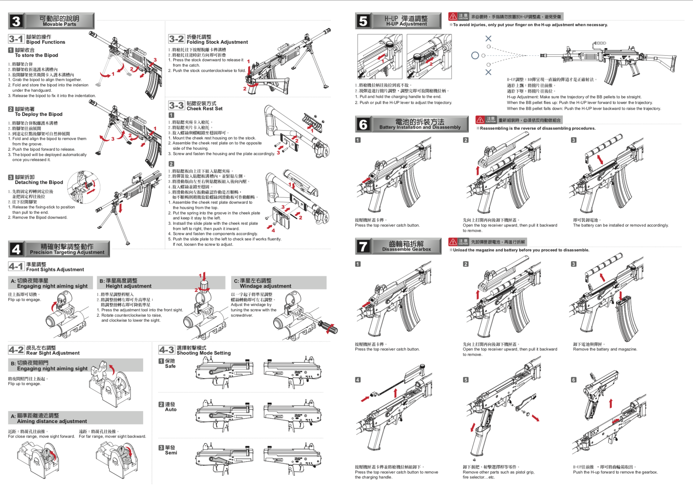 ICS-91 TOD ARM FOLDING STOCK