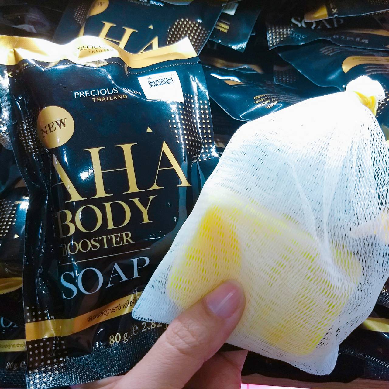 สบู่ AHA body booster soap