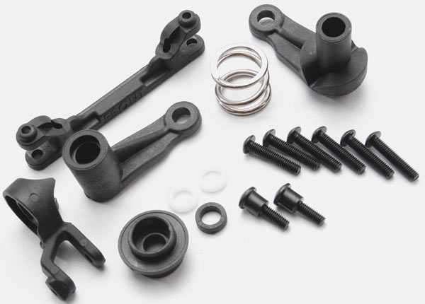 4945 Steering bellcranks/ servo saver/ servo saver spring/ servo spring retainer (requires 5x11mm BB (2))
