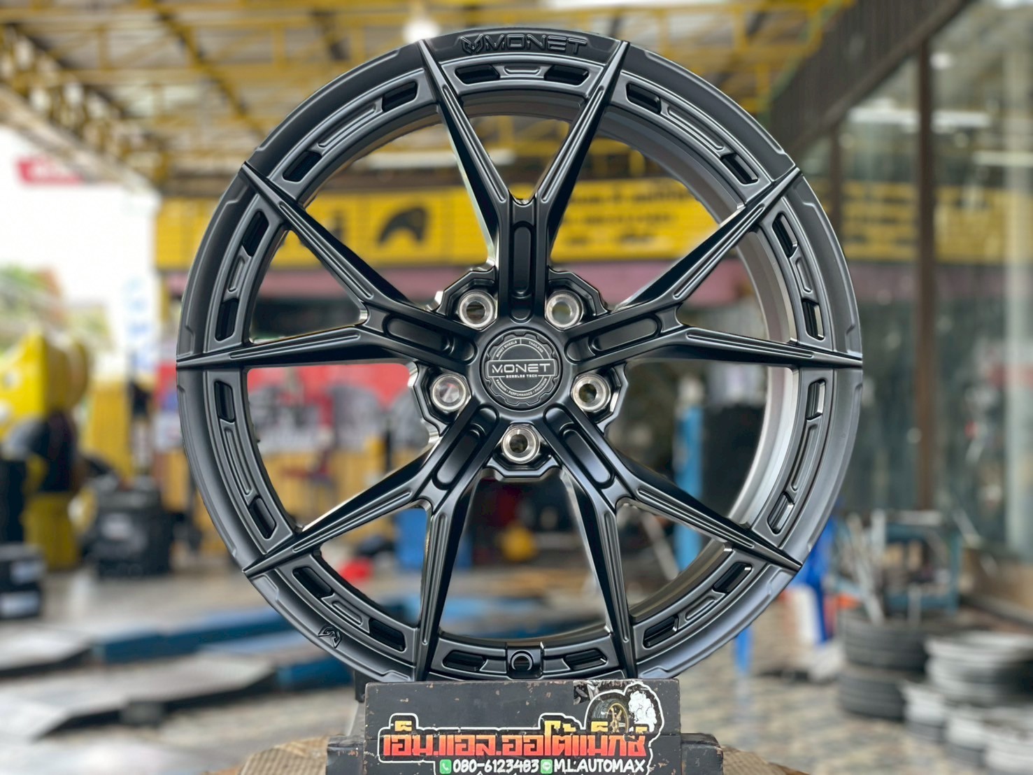 #ล้อแม็กซ์WHEELS PERFORMANCE ขอบ18" กว้าง 8.5 ET+35 PCD สามารถใส่รถ 5x112 5x113 5/114.3 BK