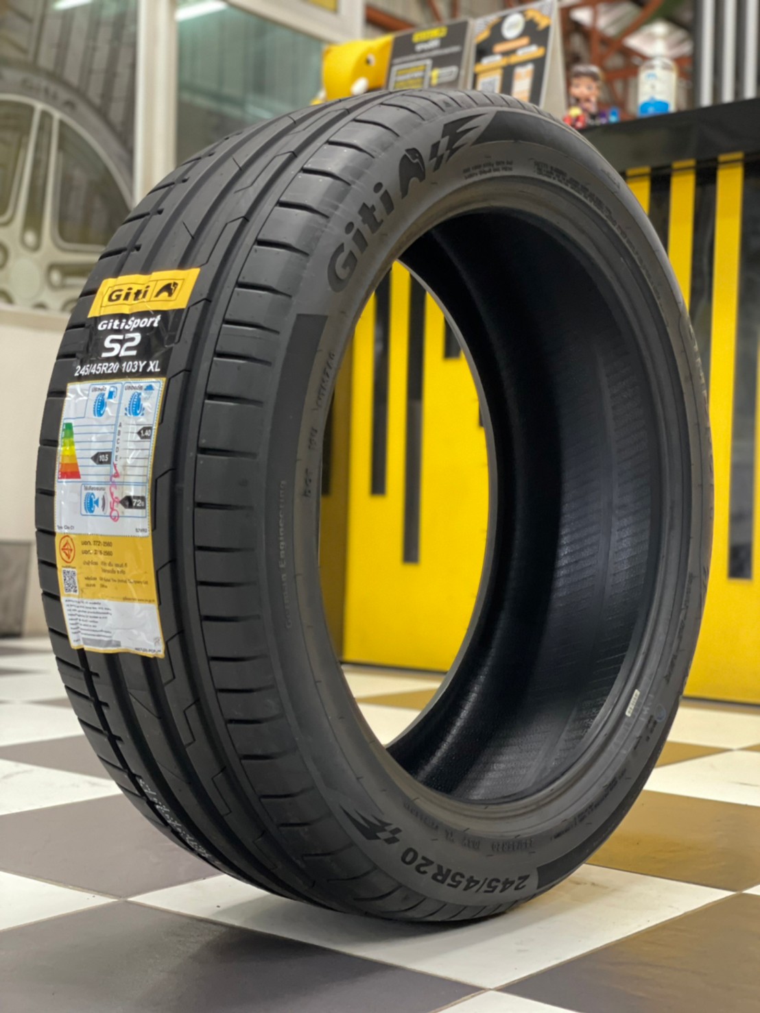 GITI SportS2 245/45R20 ยางใหม่ปี2022 ราคาโปรโมชั่นพิเศษ พร้อมติดตั้งฟรี