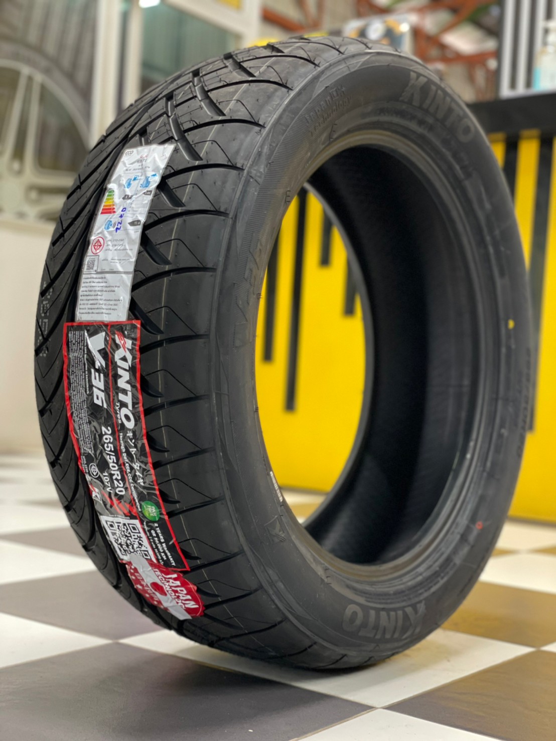 265/50R20 Kinto V36ยางสปอร์ต ลายซิ่ง ยางใหม่ปี2022