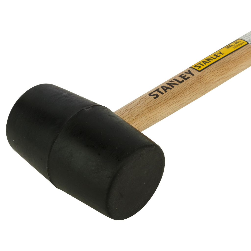 ค้อนยางด้ามไม้ 24OZ WOOD HANDLE RUBBER MALLET รุ่น STHT57528-8 STANLEY