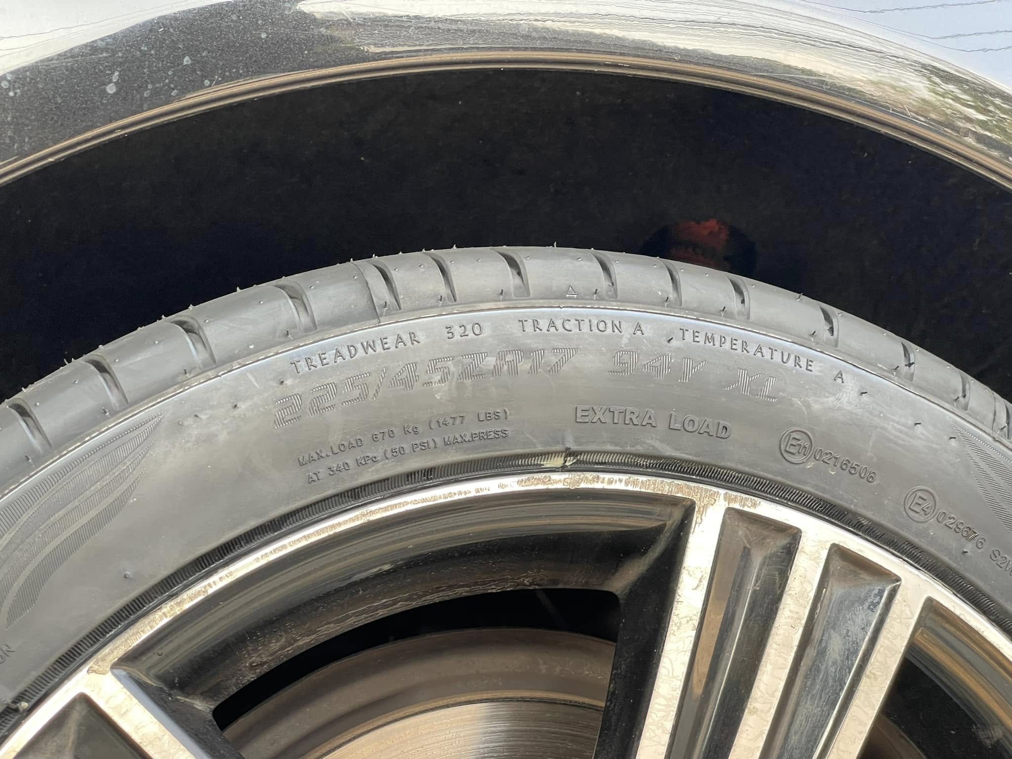 🚘 #BENZ_C200🛞#เปลี่ยนยาง #OTANI #KC2000 225/45R17 #บริการตั้งศูนย์ล้อ🛞