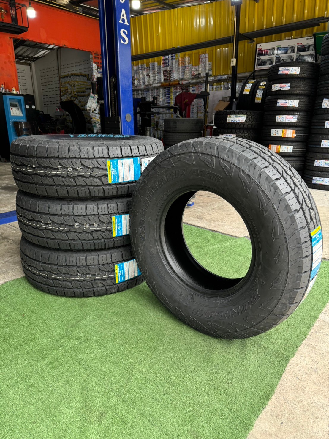 🔥ยางใหม่ดันลอป🔥 #DUNLOP GRANDTREK #AT5 265/70R16 ยางใหม่ปี24 (4เส้น) โปรโมชั่น