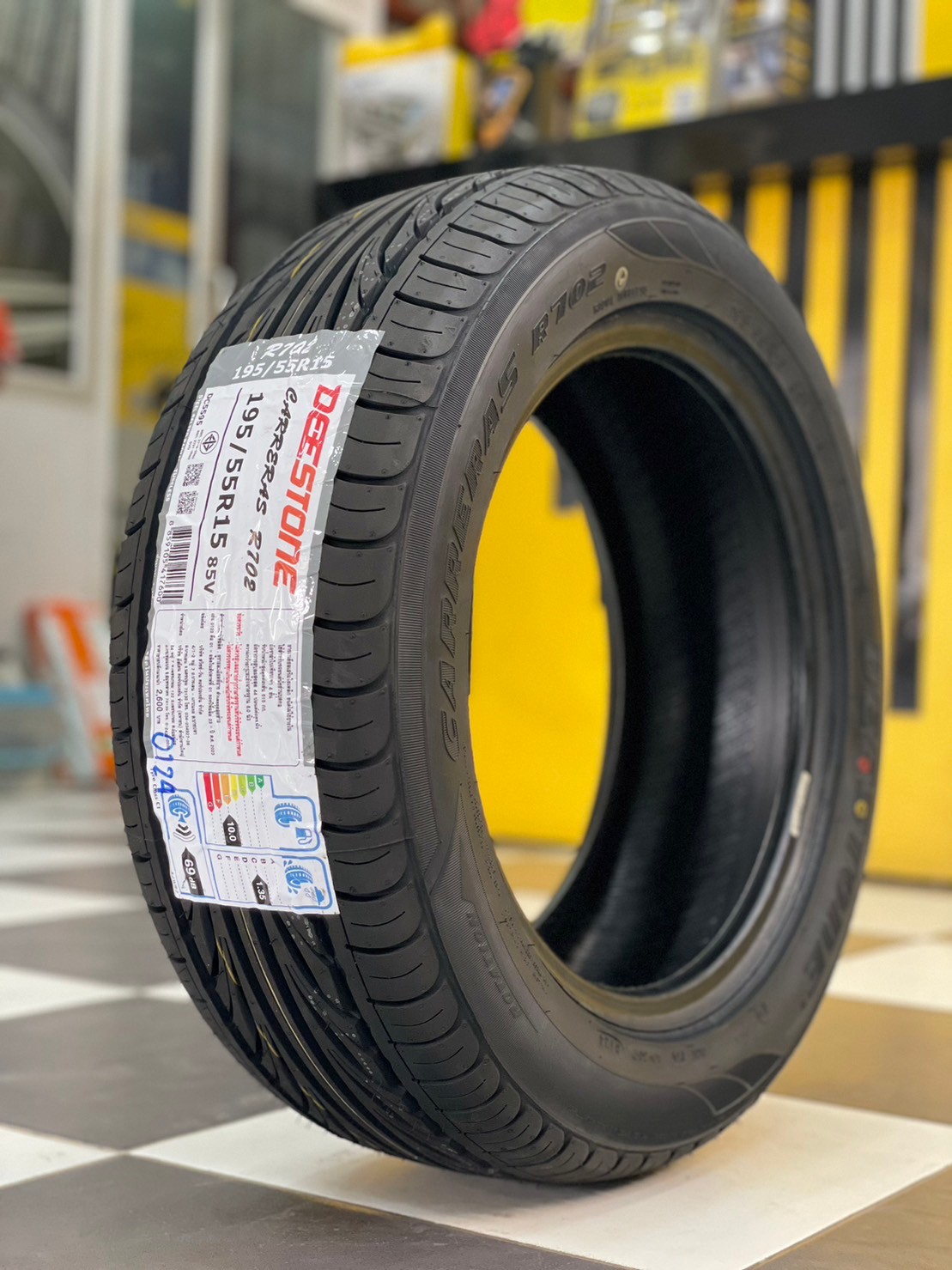ยางใหม่ดีสโตน #Deestone CARRERAS R702 195/55R15 ยางใหม่ปี2024