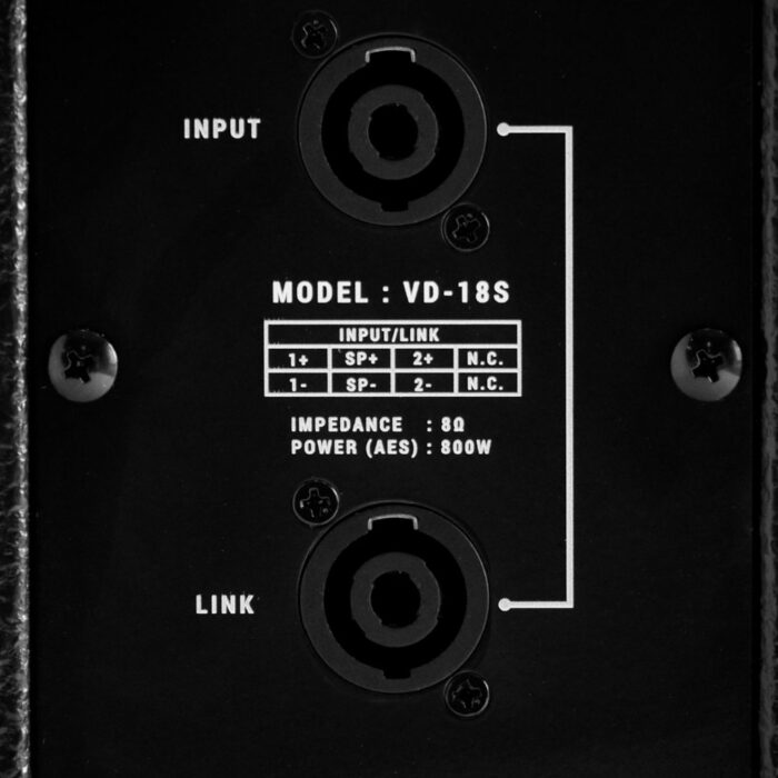 VL AUDIO Veda II VD-18S ตู้ลำโพงซับวูฟเฟอร์ ขนาด 18 นิ้ว
