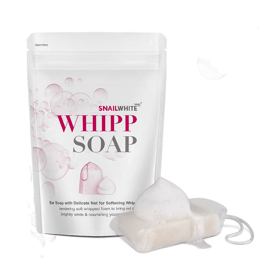 SNAILWHITE WHIPP SOAP สบู่ตาข่ายวิปโฟม