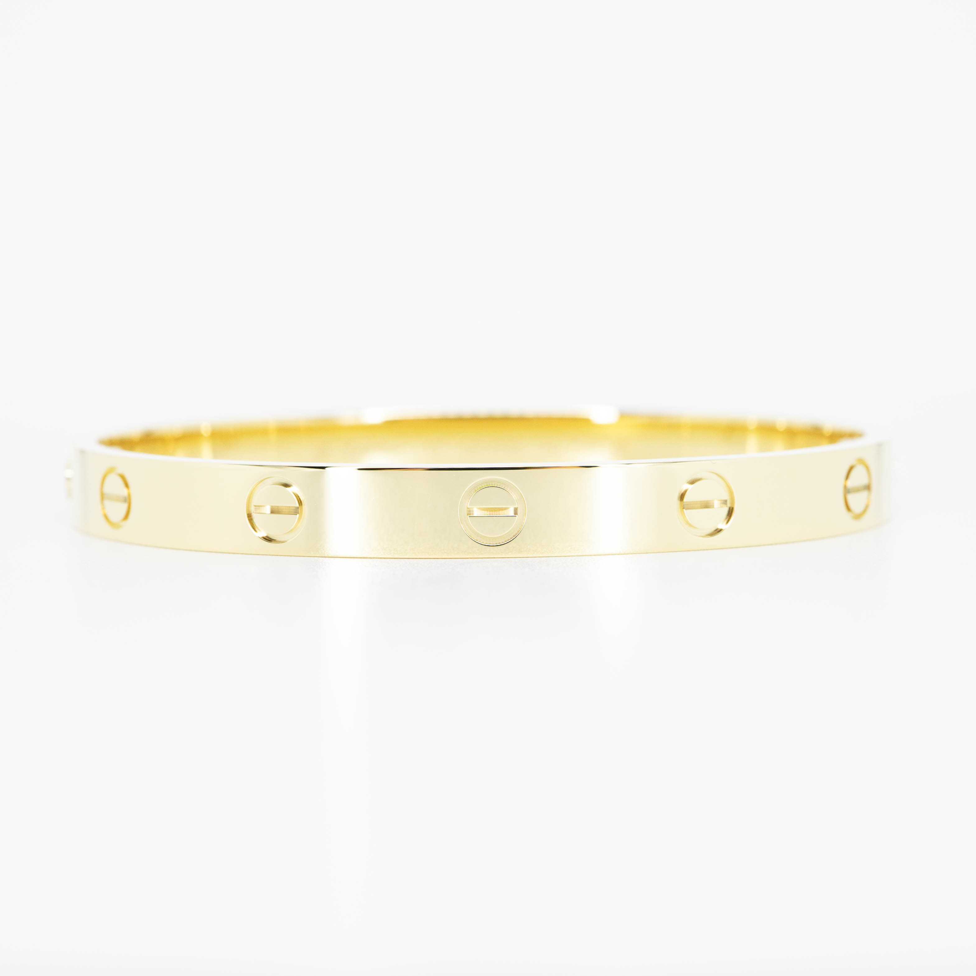 กำไล Cartier Love Bracelet ทองคำ18K ไซส์17 (Used) +กล่องและการ์ดไทย2022