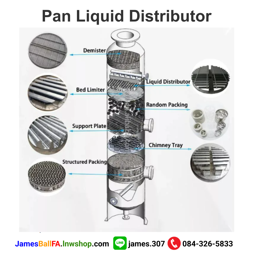 Pan Liquid Distributor