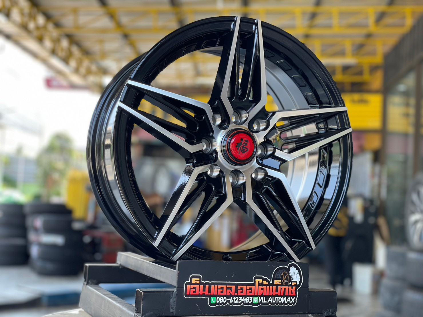 ล้อแม็กซ์ใหม่ขอบ15 MGW ขอบ15 Model MF-1249 15 กว้าง6.5 ออฟ35 4x100 4x114.3 สวยหรู