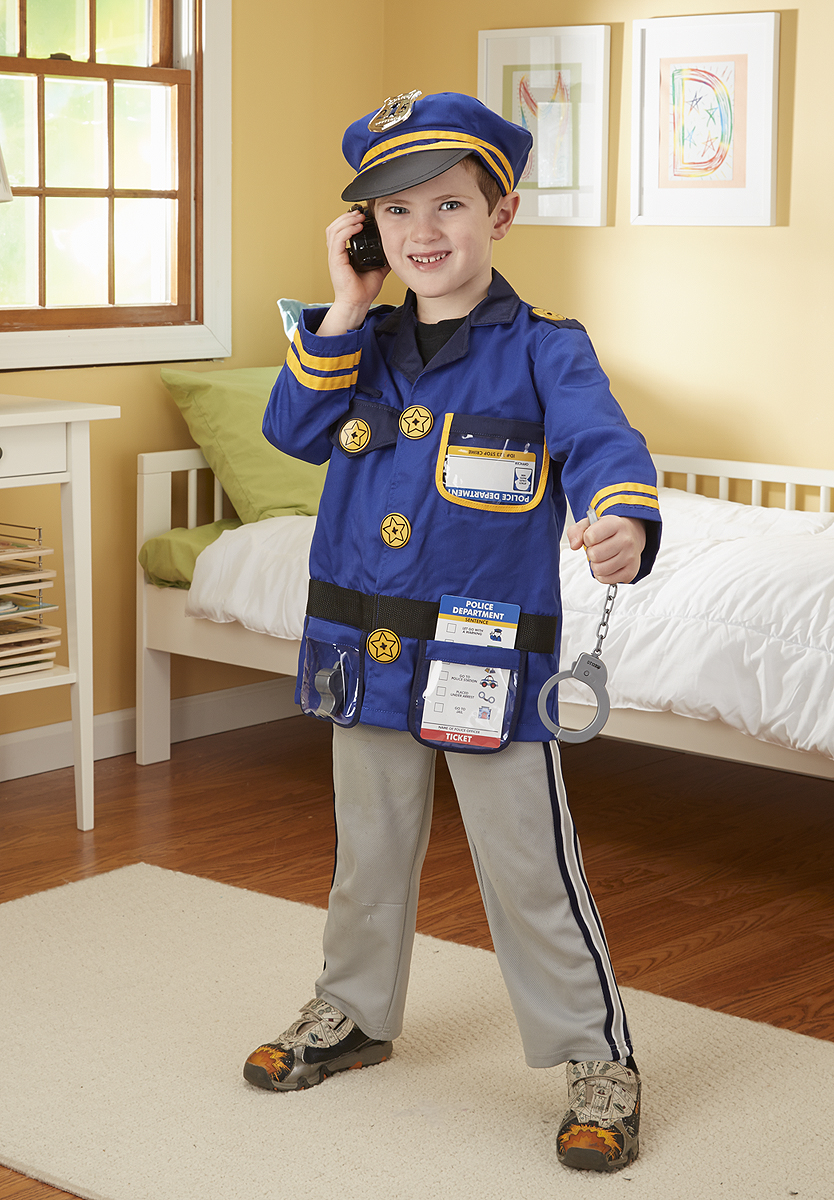 4835 Police Role Play Costume Set