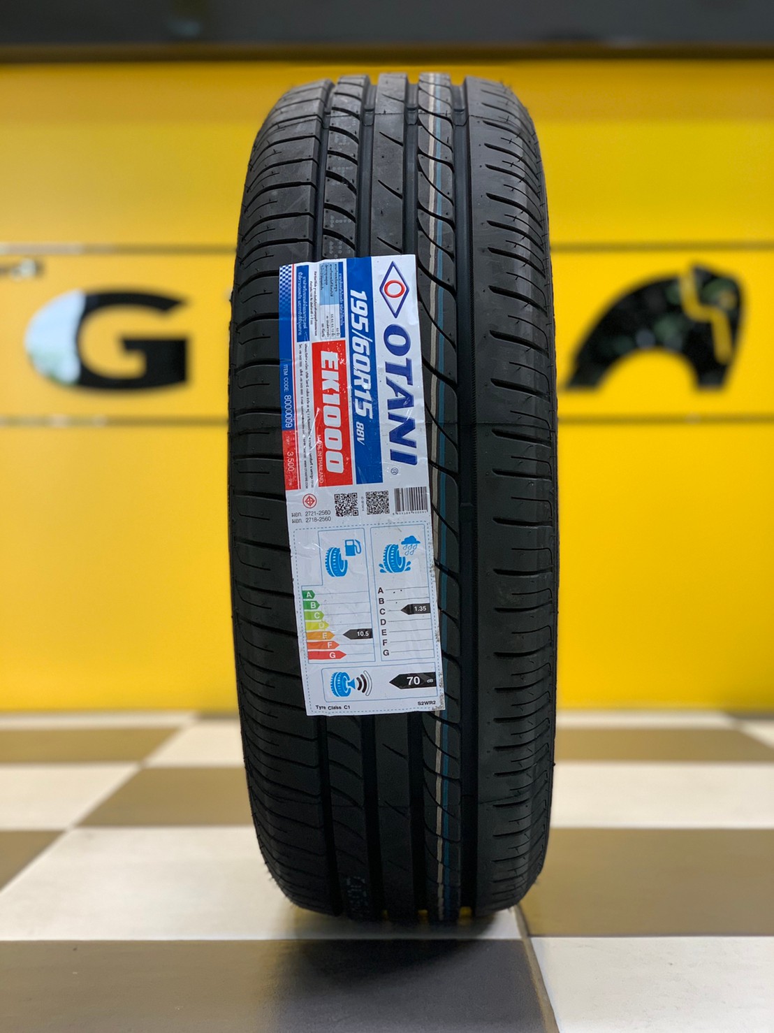 195/60R15 ยางใหม่ นุ่มเงียบ OTANI EK1000 ยางใหม่ปี2021 ราคาพิเศษพร้อมติดตั้งฟรี สามารถสอบถามเพิ่มเติมได้ค่ะ