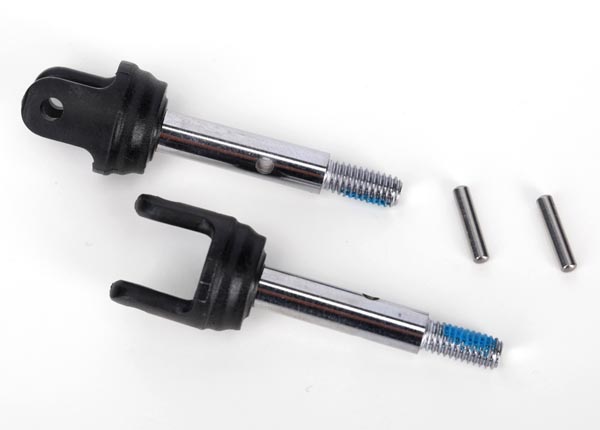 6853X Stub axles, rear, heavy duty (2)/pins (2)