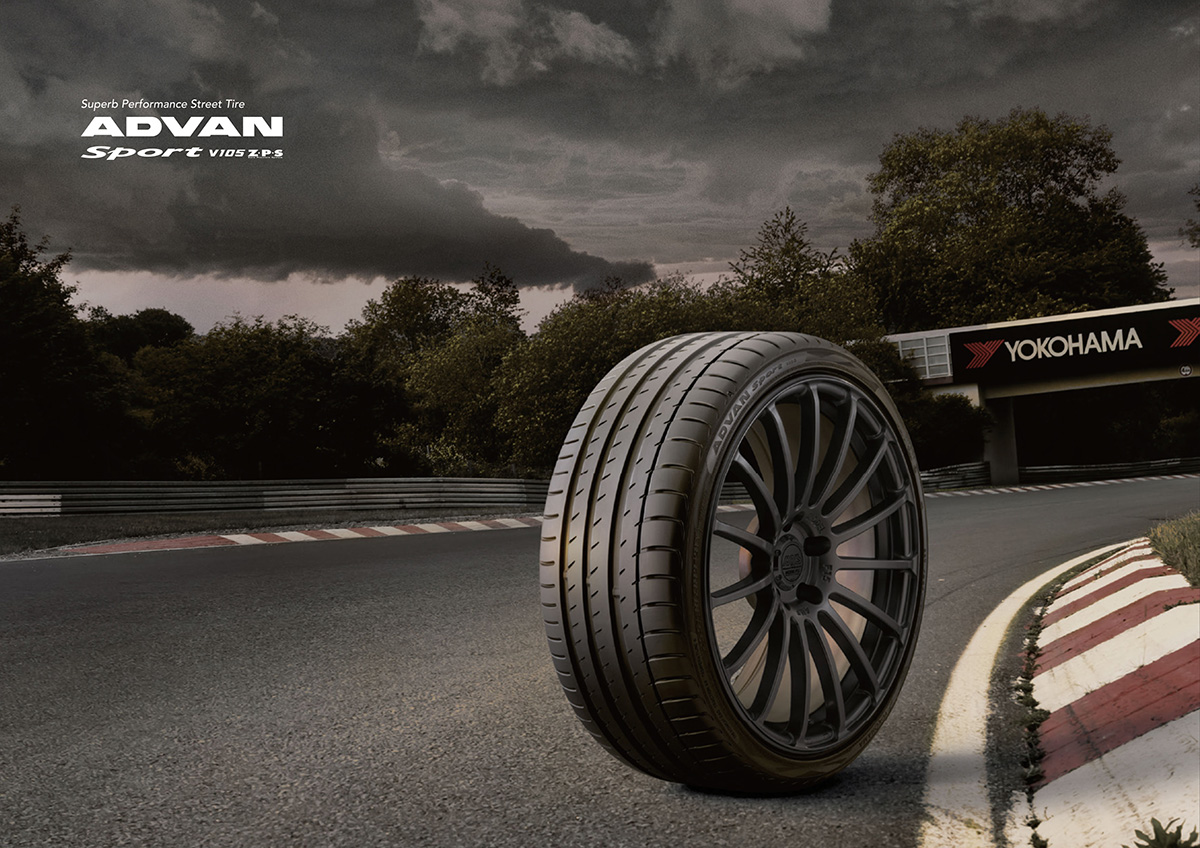 275/40R18 YK/ADVAN SPORT V105S ZPS 96Y *RUN FLAT JP