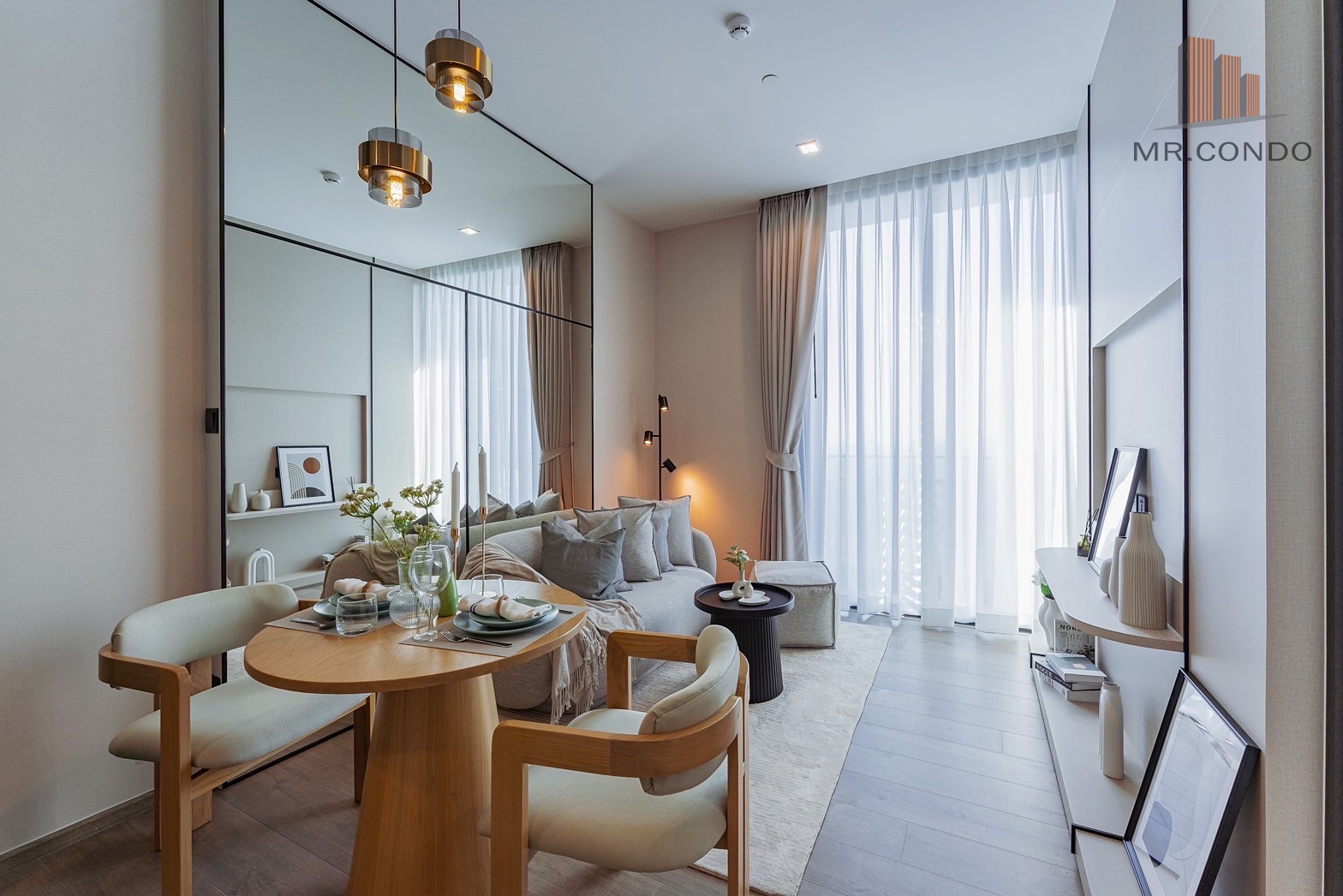 *FOR RENT* The Crest Park Residences ห้องใหม่ไม่เคยมีผู้เช่า ใกล้ MRT พหลโยธิน และเดินถึง Skywalk BTS ห้าแยกลาดพร้าว