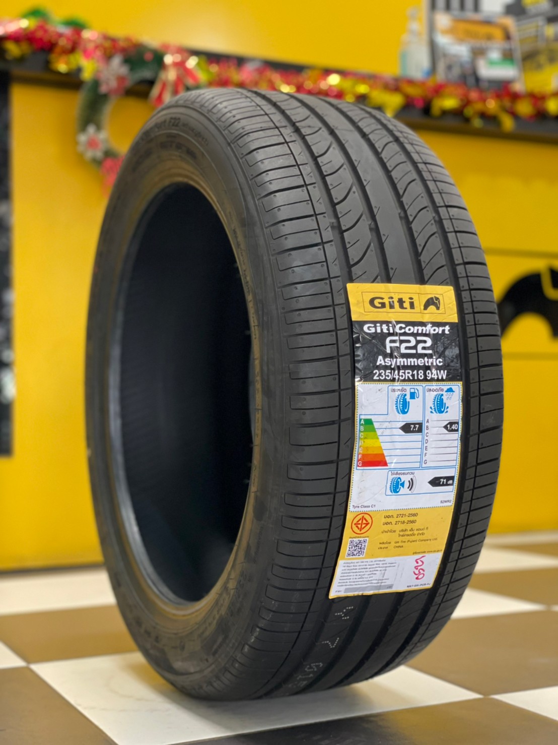 Giti ComfortF22 235/45R18 ยางใหม่ปี2023 ราคาโปรโมชั่นพิเศษ พร้อมติดตั้งฟรี