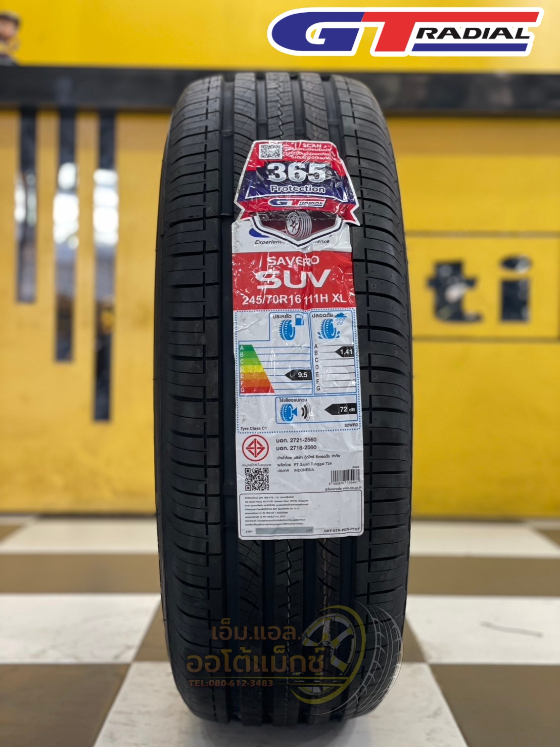 ยางใหม่ GT RADAIL SEVERO SUV 245/70R16 ยางปี2025