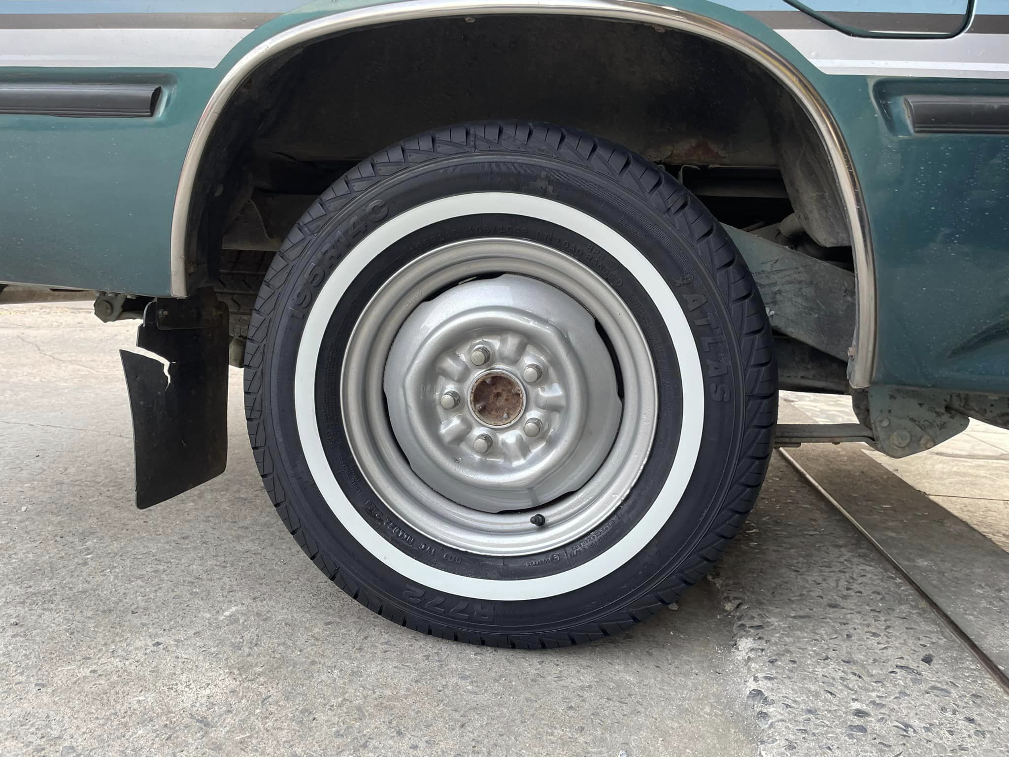 🚘 #TOYOTA_Mighty-x เปลี่ยนยาง 🛞 #ATLAS_R772_ยางขอบขาว 195R14