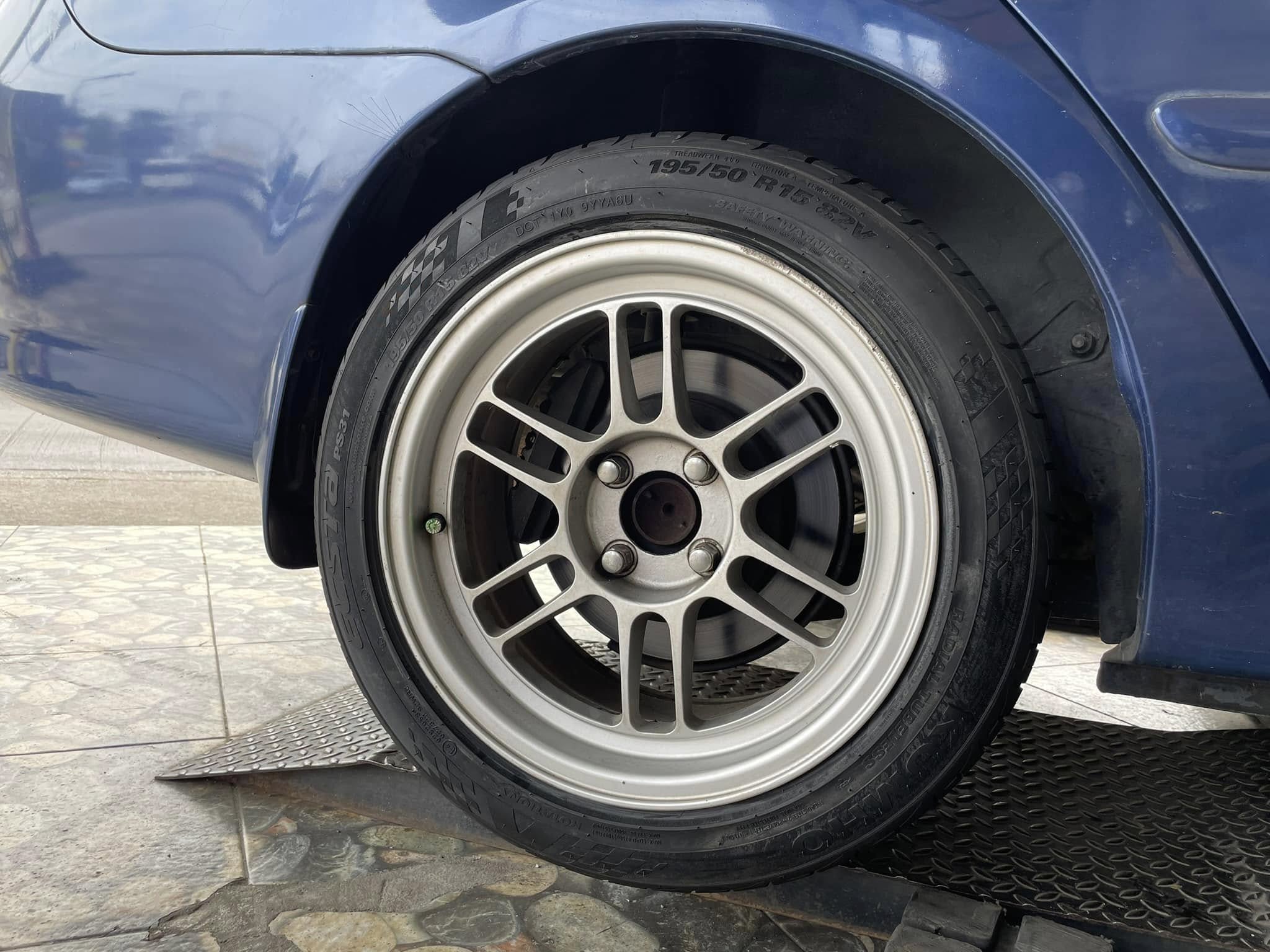 🛞❤️ #TOYOTA_VIOS 🚘เปลี่ยนยาง 🛞🐘#KUMHO_PS31_195/50R15 ❤️ 🛞 #บริการตั้งศูนย์🛞