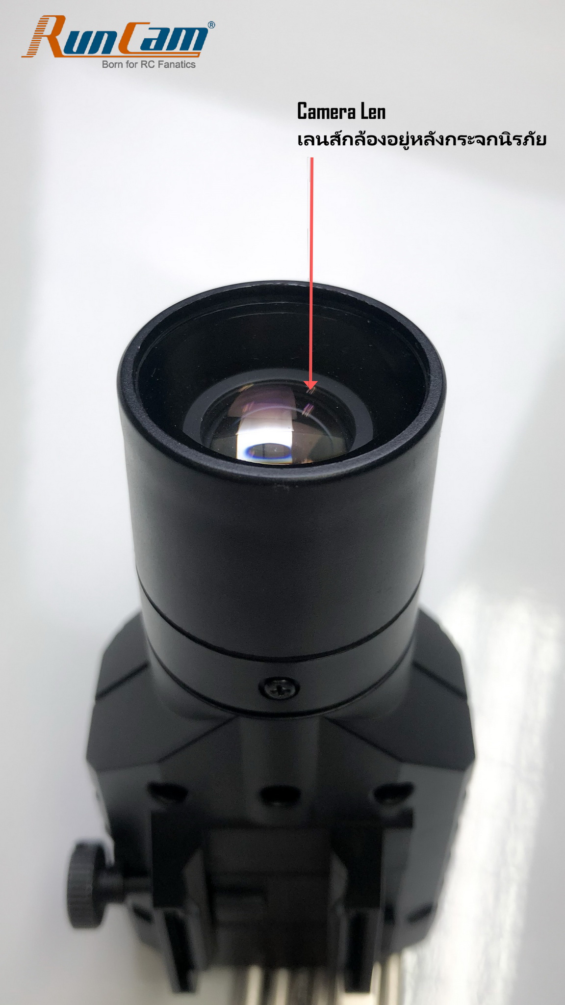 SKU-04348 Tempered glass replacements for RunCam Scope Cam/Scope Cam Lite/Scope Cam 4K : 1 ชิ้น