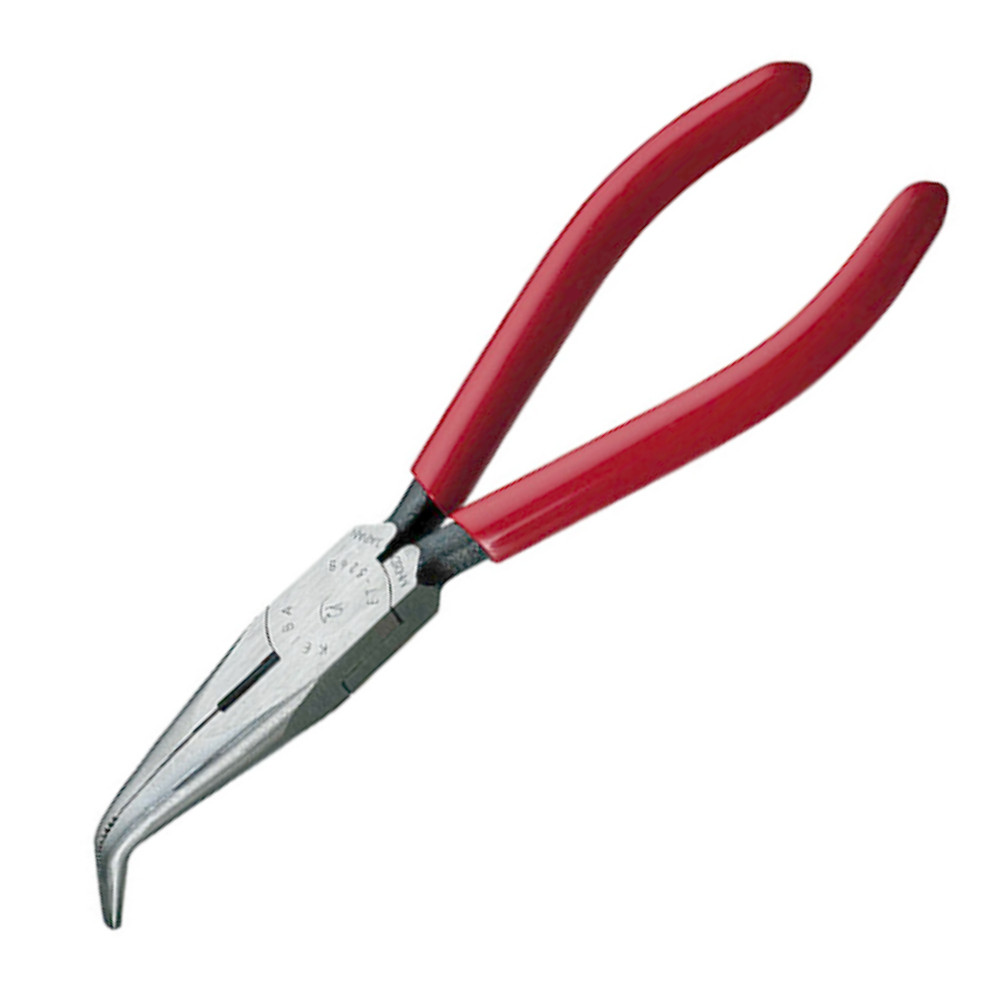 คีมปากแหลม ด้ามบาง ปลายงอ ขนาด 6.5" No.ET-326B KEIBA