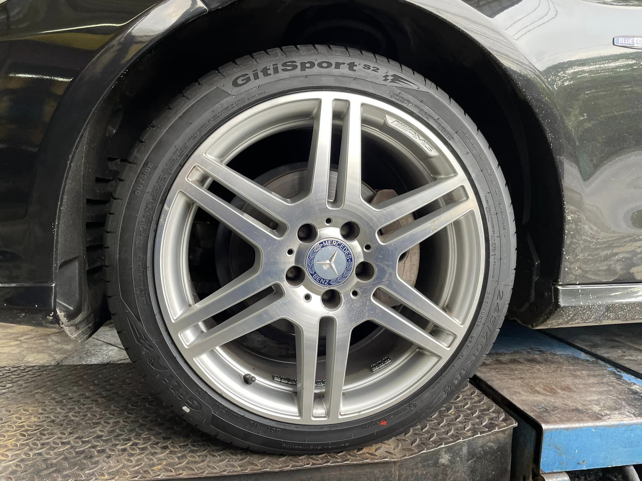 🚗#BENZ_E220🚘 🛞#ยางจีที #ยางสปอร์ตสมรรถนะการขับขี่สูง 🛞 🛞#Giti_SportS2 245/40R18🛞 🛠 #Giti_SportS2 265/35R18🛞