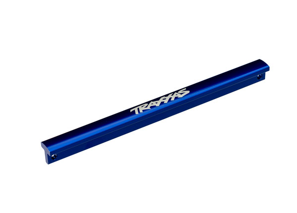 9024-BLUE Chassis brace (T-Bar) (center), 6061-T6 aluminum (blue-anodized)