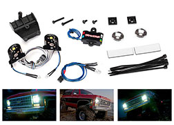 8039 LED light set (contains headlights, tail lights, side marker lights, distribution block (fits #8130 body, requires #8028 power supply)