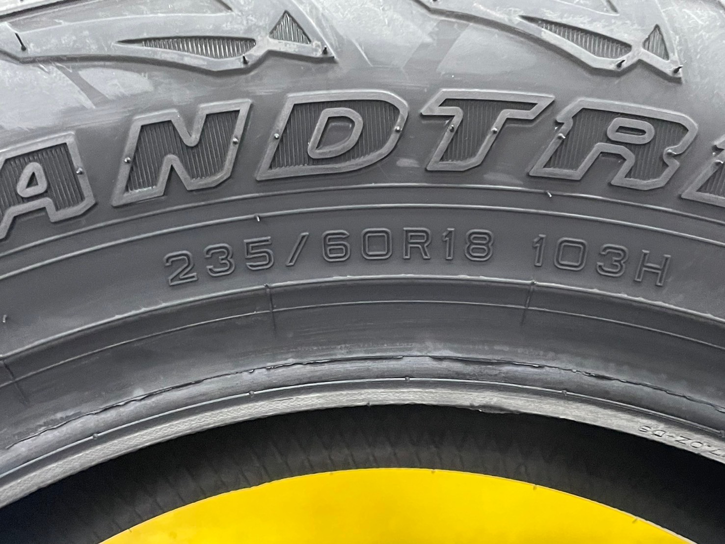 🔥ยางใหม่ดันลอป🔥 #DUNLOP GRANDTREK #AT5 235/60R18 ยางสัปดาห์2422 (4เส้น)