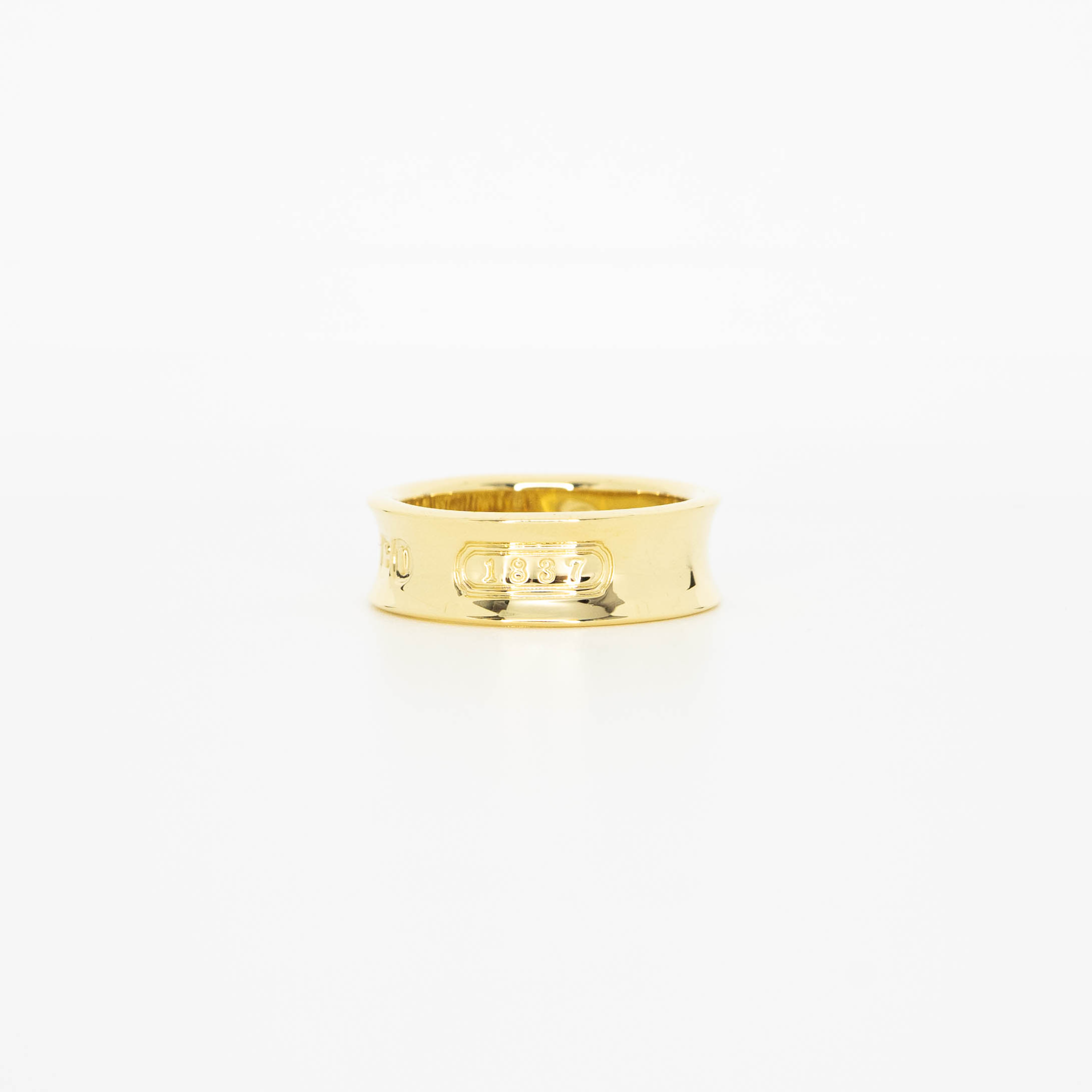 แหวน Tiffany & Co. 1837 Stamped Ring ทองคำ18K ไซส์ 49# (Used)