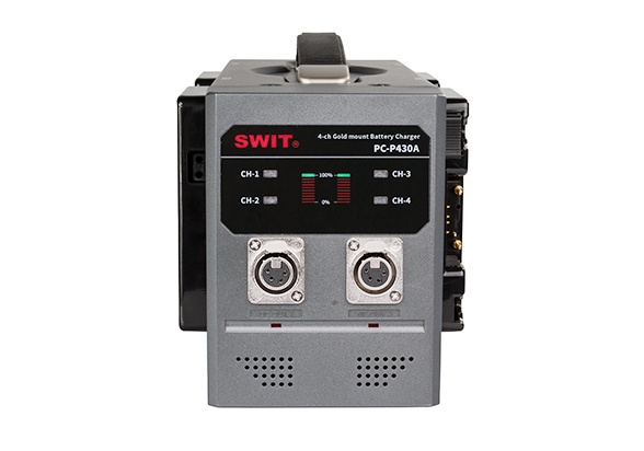 SWIT PC-P430A 4-ch Gold Mount Fast Charger