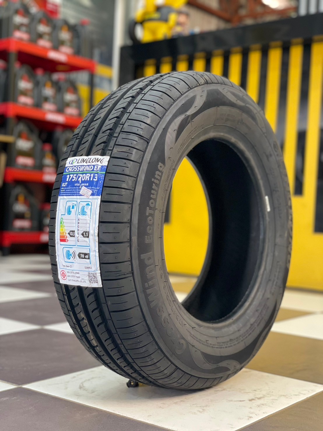 ยางรถยนต์คุณภาพดี #Linglong(หลิงหลง) Crosswind HP 175/70R13 ยางใหม่ปี2024 ยางผลิตไทย