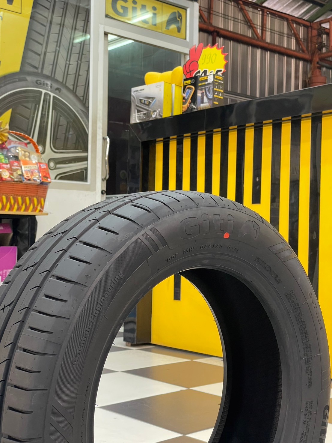 Giti Synergy H2 185/60R15 ยางใหม่ปี2024