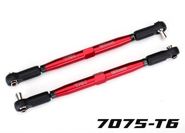 7748R TUBES 157 mm Red Aluminum Toe Links (2)
