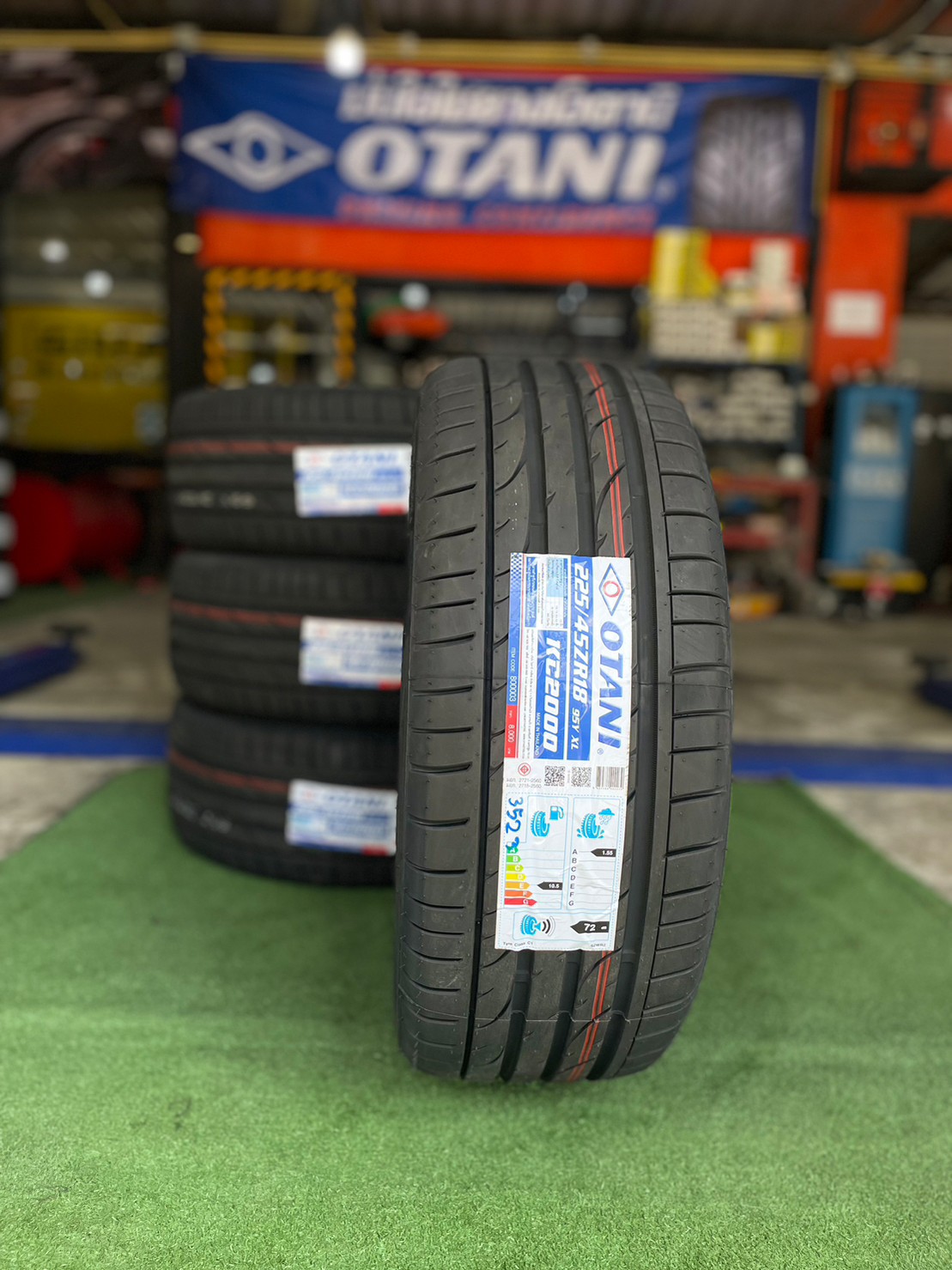 OTANI KC2000 225/45R18 ยางใหม่ปี2023