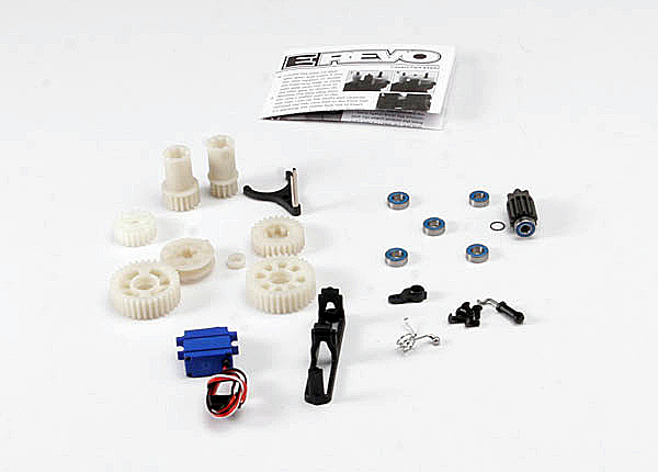 5692 Two speed conversion kit (E-Revo) (includes wide and close ratio first gear sets, sub-micro servo, and linkage) (Requires 3 channel transmitter)