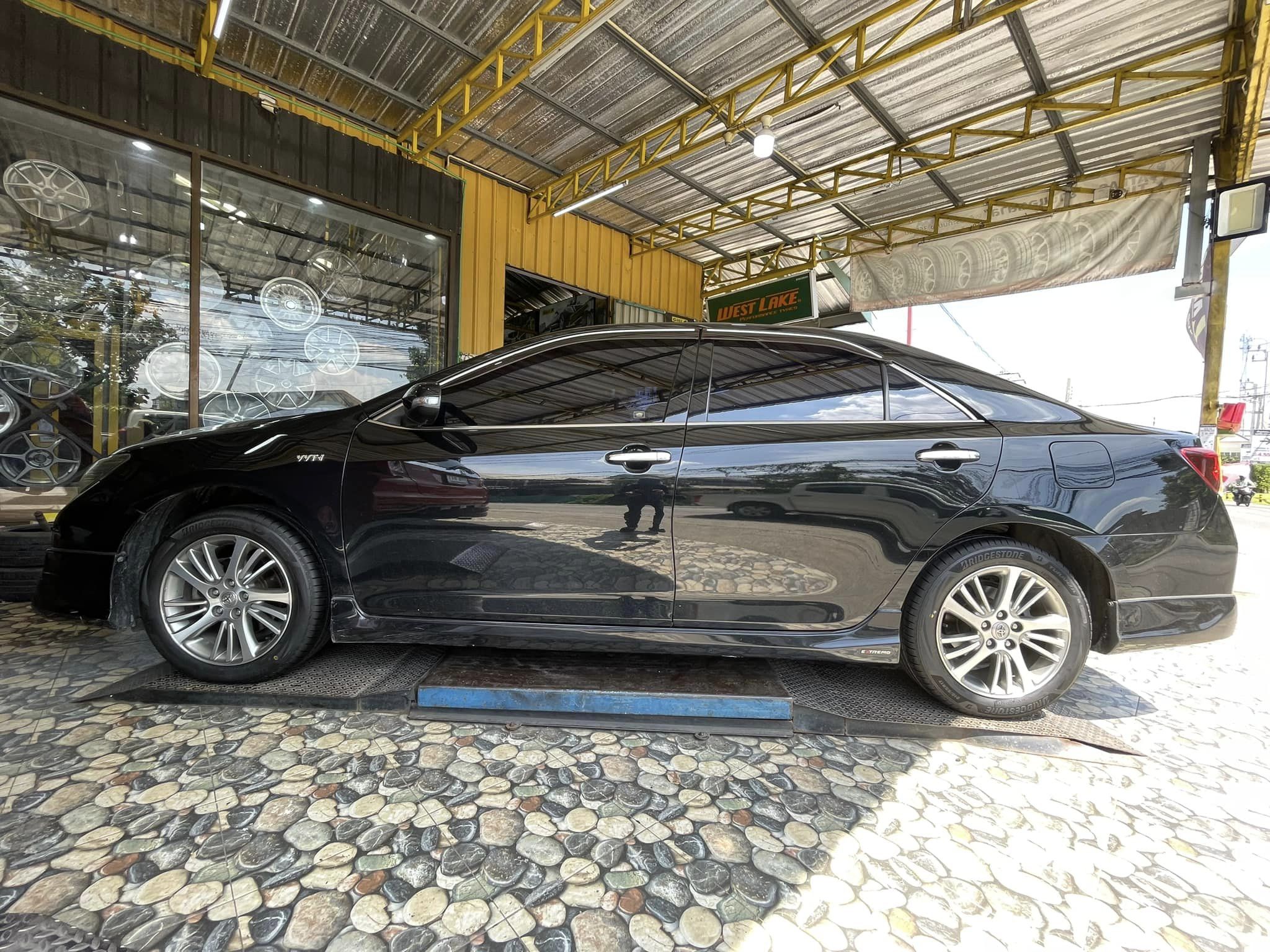 🚘 #TOYOTA_CAMRY เปลี่ยนยาง #BRIDGESTONE_TURANZA6 #215/55R17