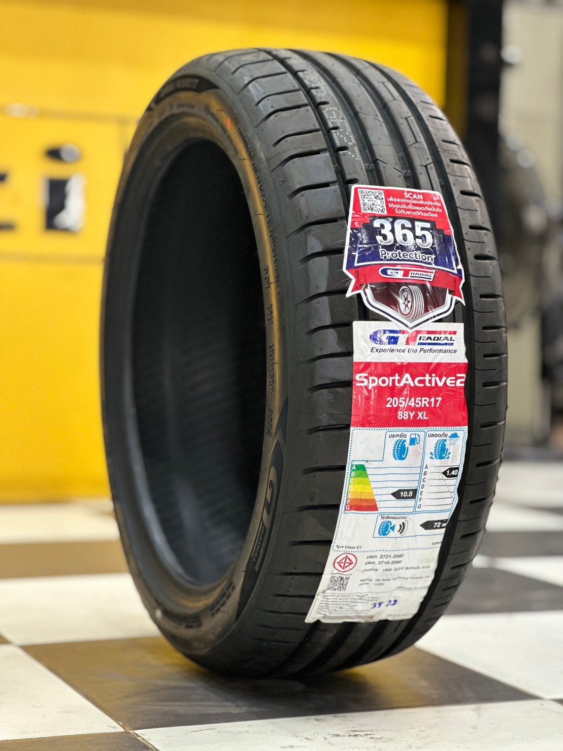 ยาง GT RADIAL SportActive2 205/45R17 ยางใหม่ปี2023 🔥 ราคาโปรโมชั่น 🔥