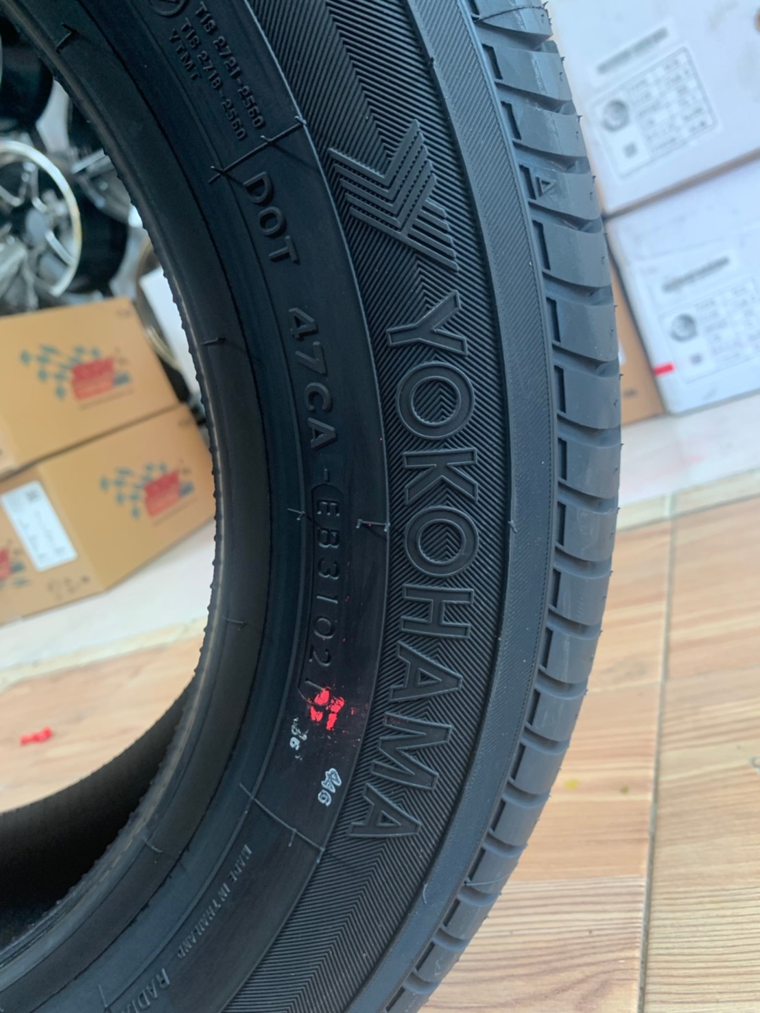 ยางใหม่ 185/60R15 Yokohama E70 ยางใหม่ปี2021