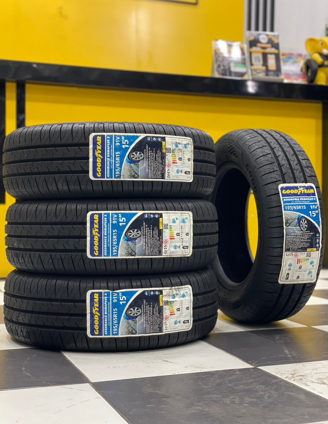 195/65R15 #GOODYEAR รุ่น #ASSURANCE DURAPLUS 2 🔥 🔥🔥🔥