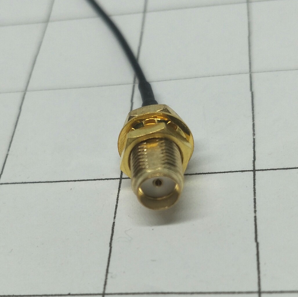 IPEX u.FL ไปเป็น SMA ตัวเมีย สายยาว 10 ซม.
