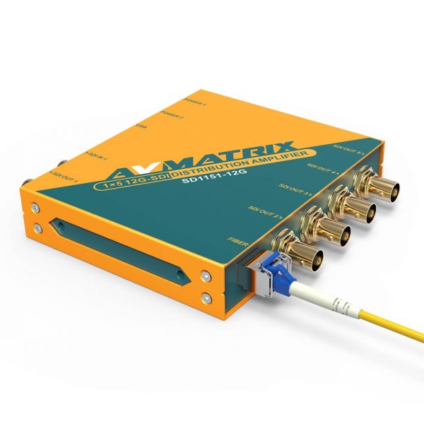 AVMatrix SD1151-12G 12G-SDI 1×5 Reclocking Distribution Amplifer