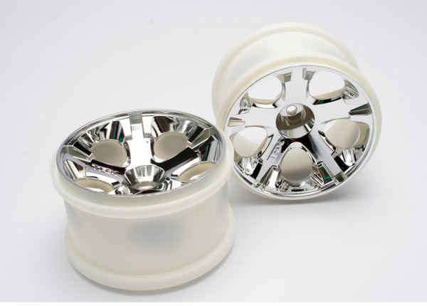 5576 Wheels, All-Star 2.8" (chrome) (nitro rear/ electric front) (2)