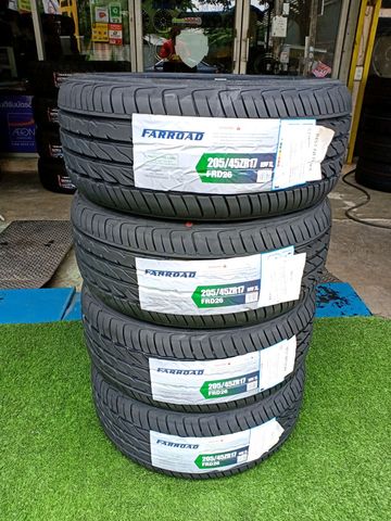 Farroad ขอบ17 ราคาถูก 205-45-ZR17 ยางใหม่ปี18