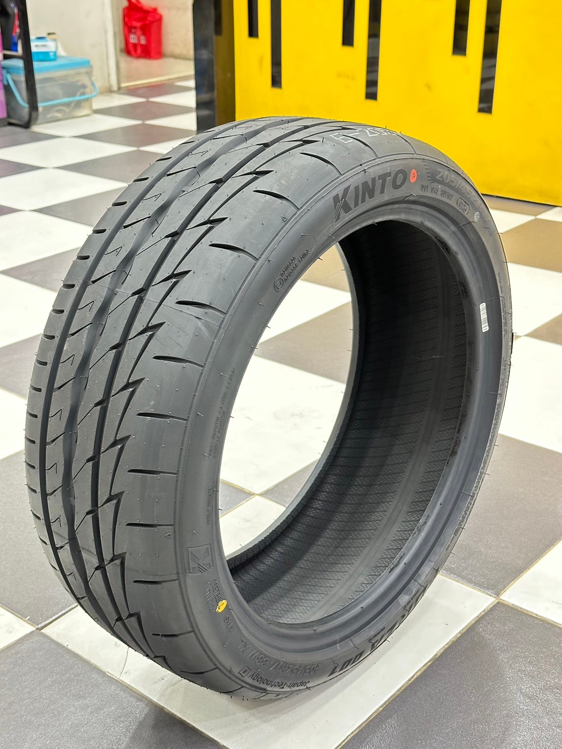 KINTO FORZA 001 Treadwear 280 205/45R17 ยางใหม่ปี2024