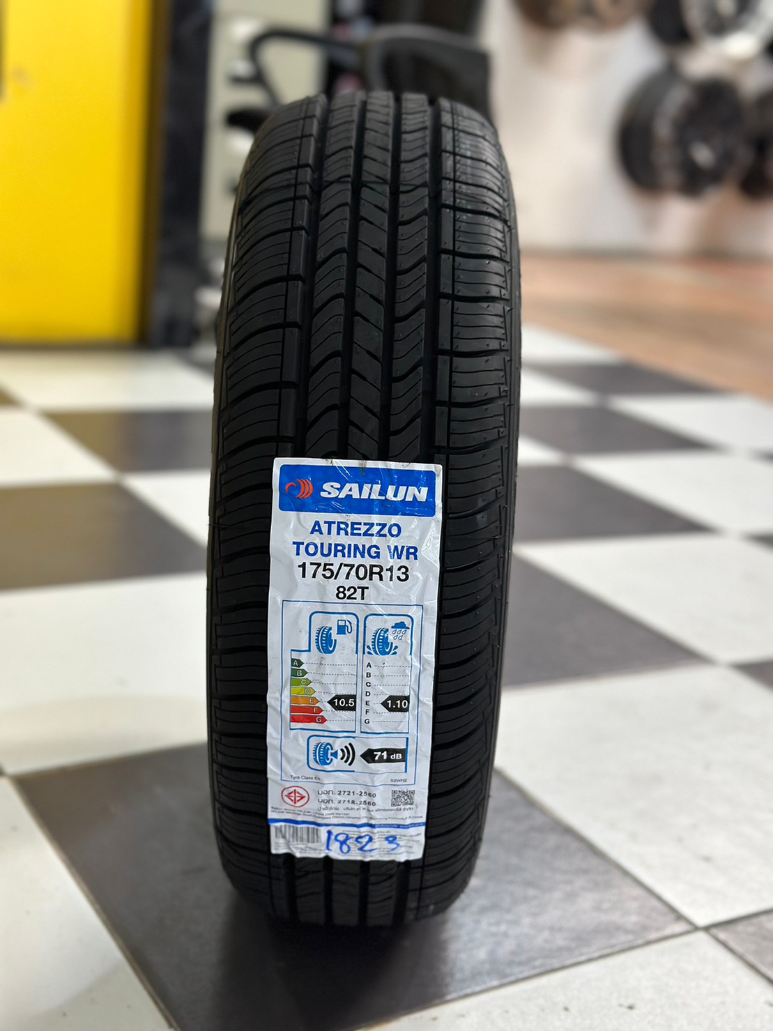 ยางขอบขาวขอบ13 ยางใหม่ SAILUN ATREZZO TOURING 175/70R13 ยางใหม่ปี2023