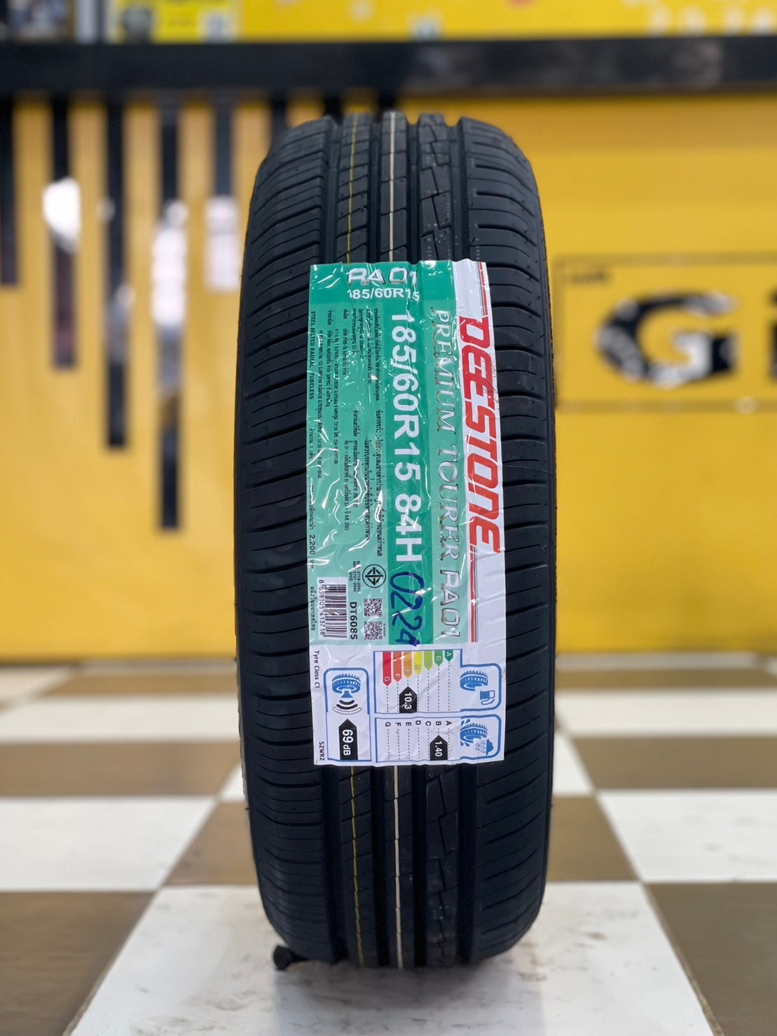 Deestone Premium Tourer RA01 185/60R15 🔥🔥🔥ยางใหม่ปี2024🔥🔥🔥
